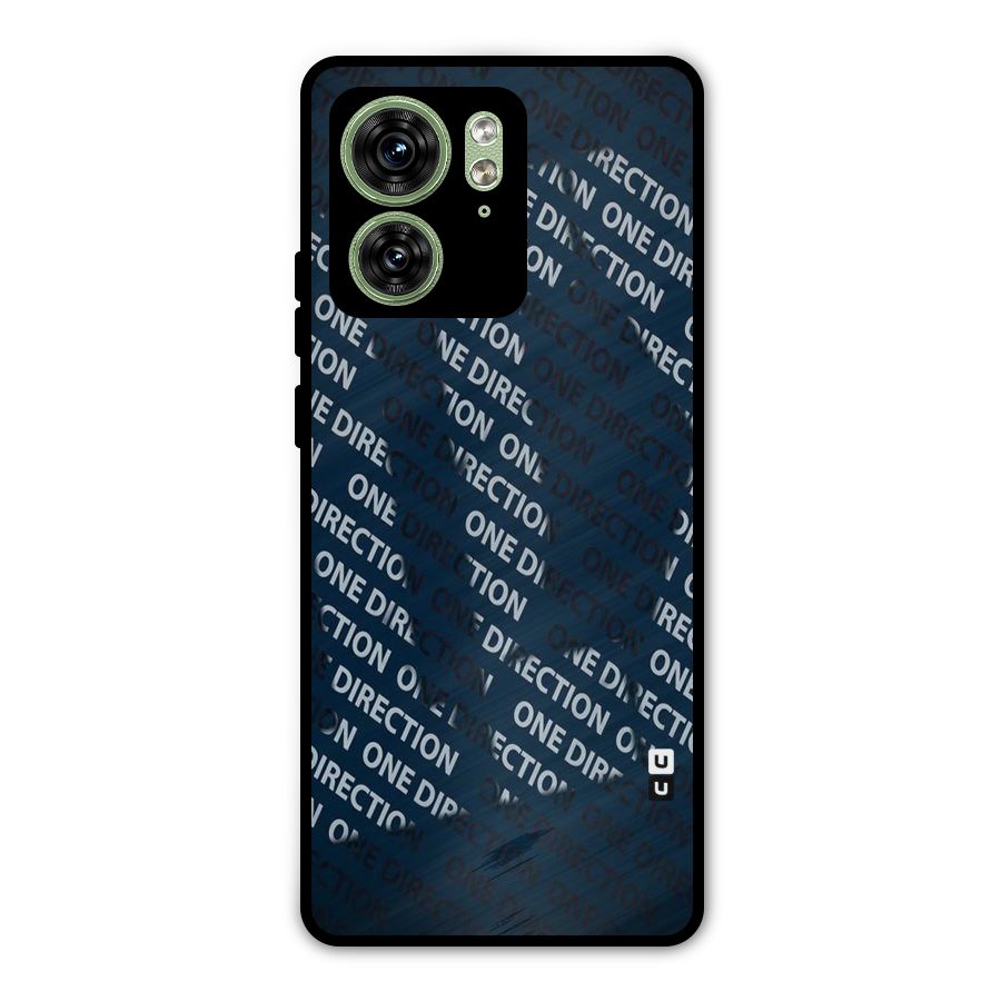 Blue Way Metal Back Case for Motorola Edge 40 5G