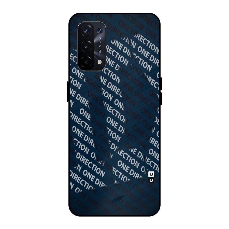 Blue Way Metal Back Case for Oppo A74 5G