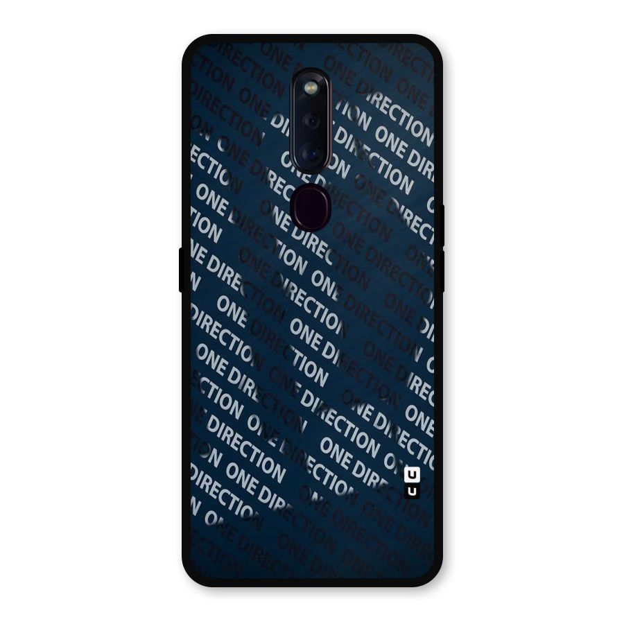 Blue Way Metal Back Case for Oppo F11 Pro