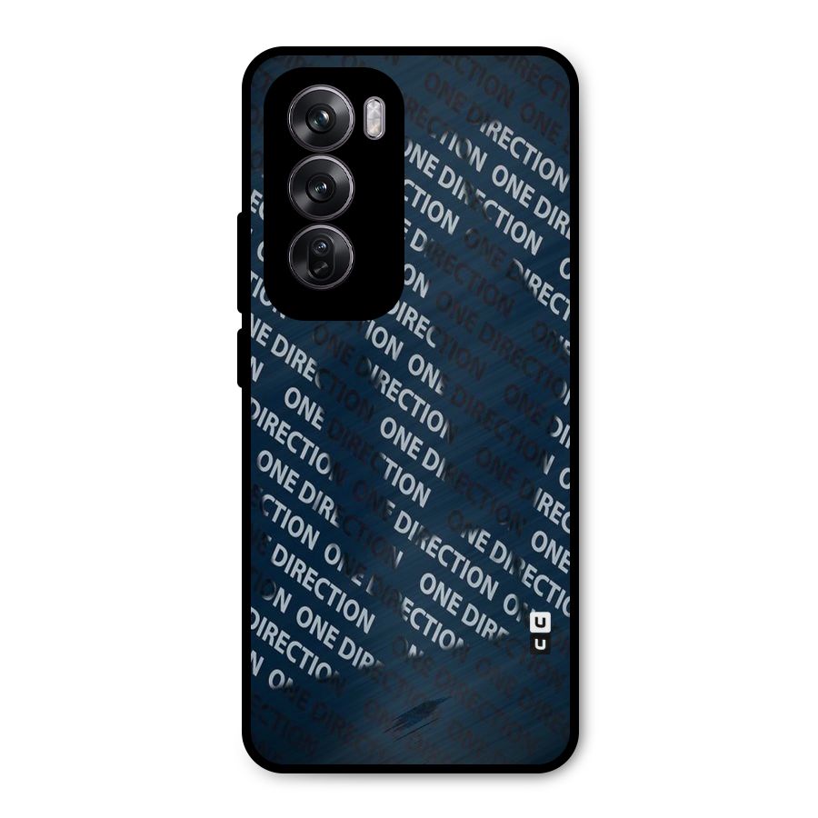 Blue Way Metal Back Case for Oppo Reno12 Pro
