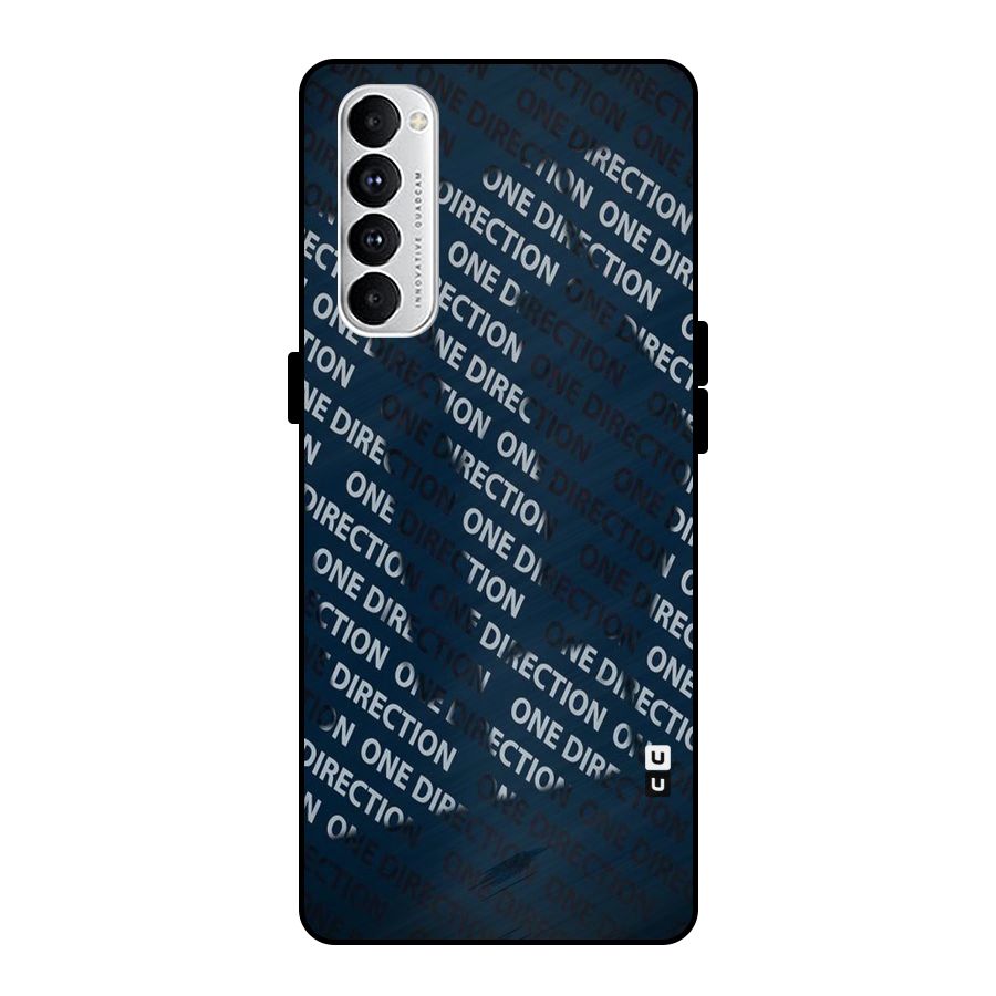 Blue Way Metal Back Case for Oppo Reno4 Pro