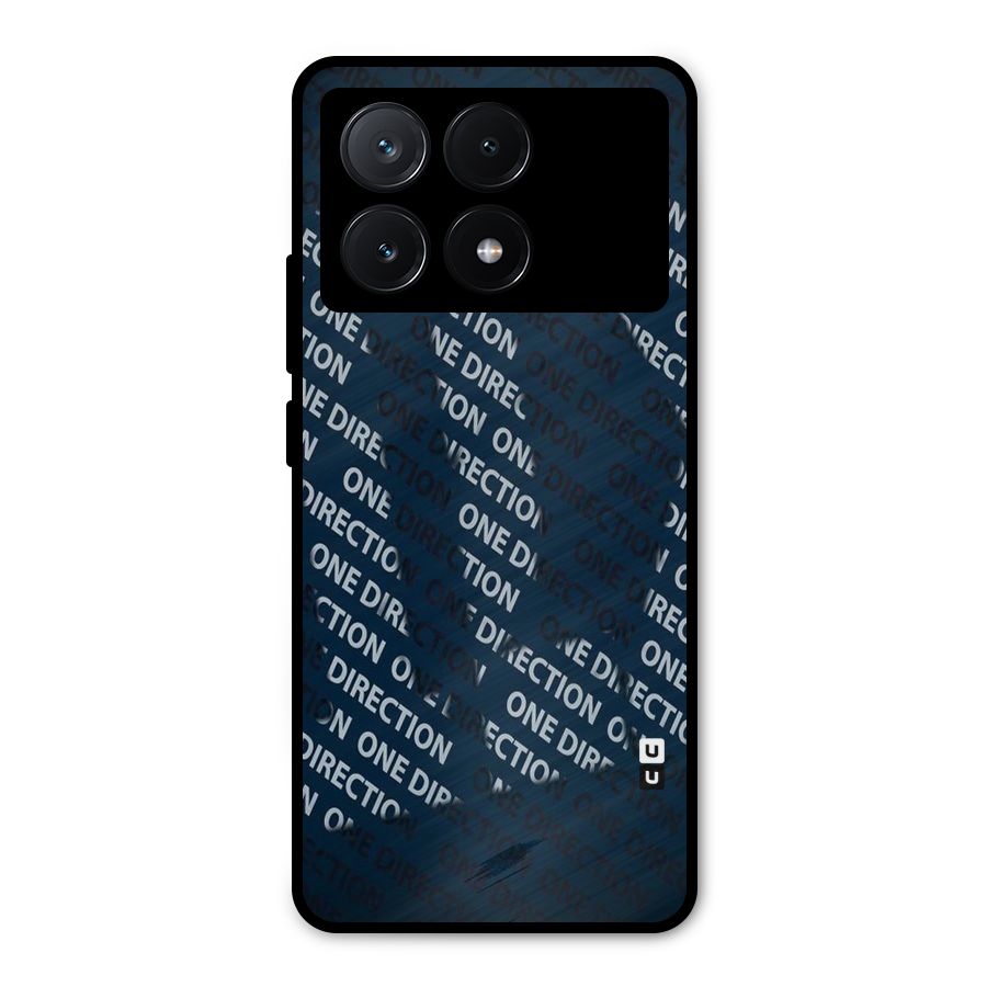 Blue Way Metal Back Case for Poco X6 Pro