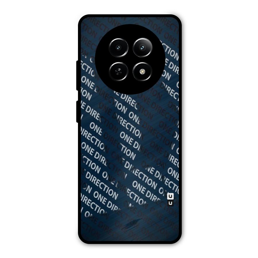 Blue Way Metal Back Case for Realme Narzo 70x 5G