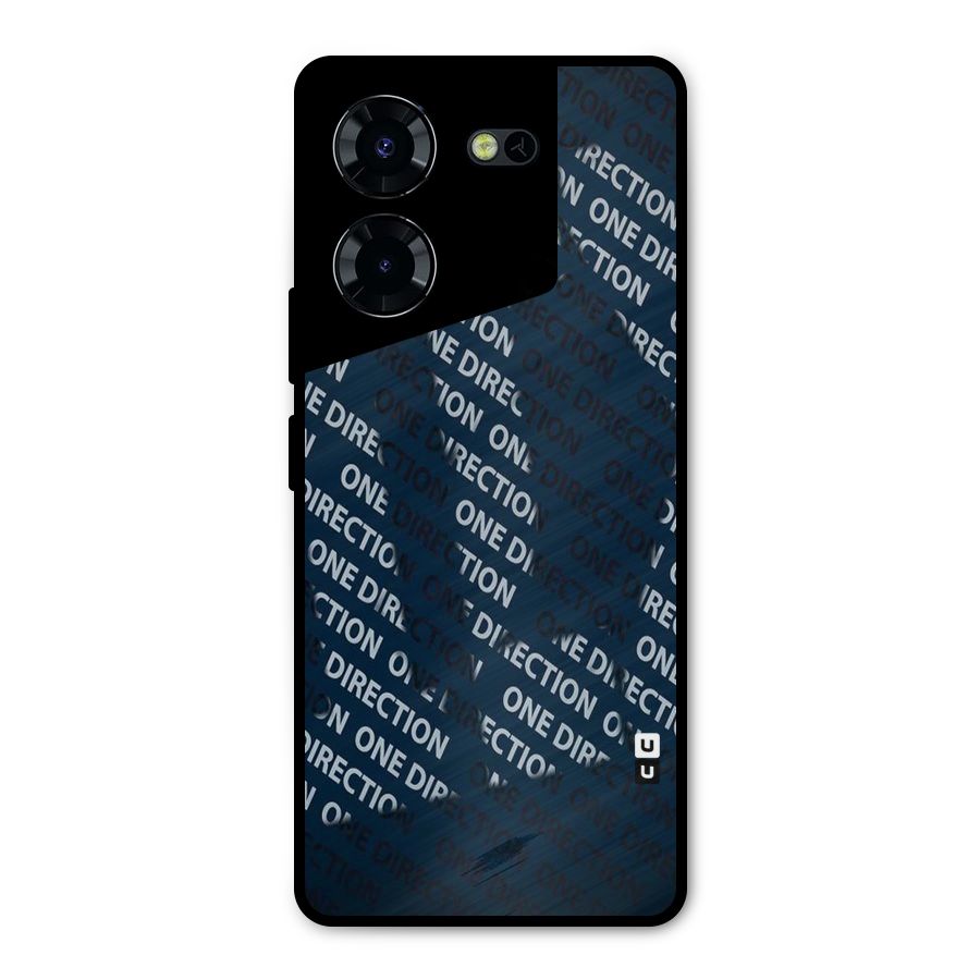 Blue Way Metal Back Case for Tecno Pova 5 Pro 5G