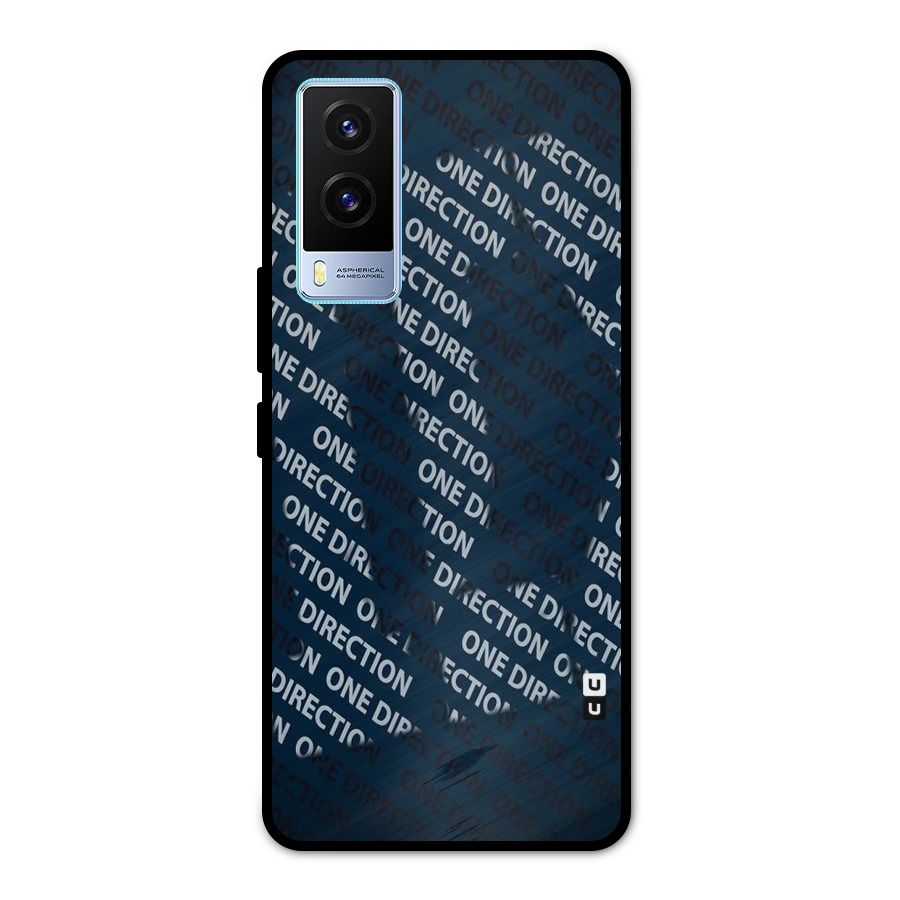 Blue Way Metal Back Case for Vivo V21e 5G
