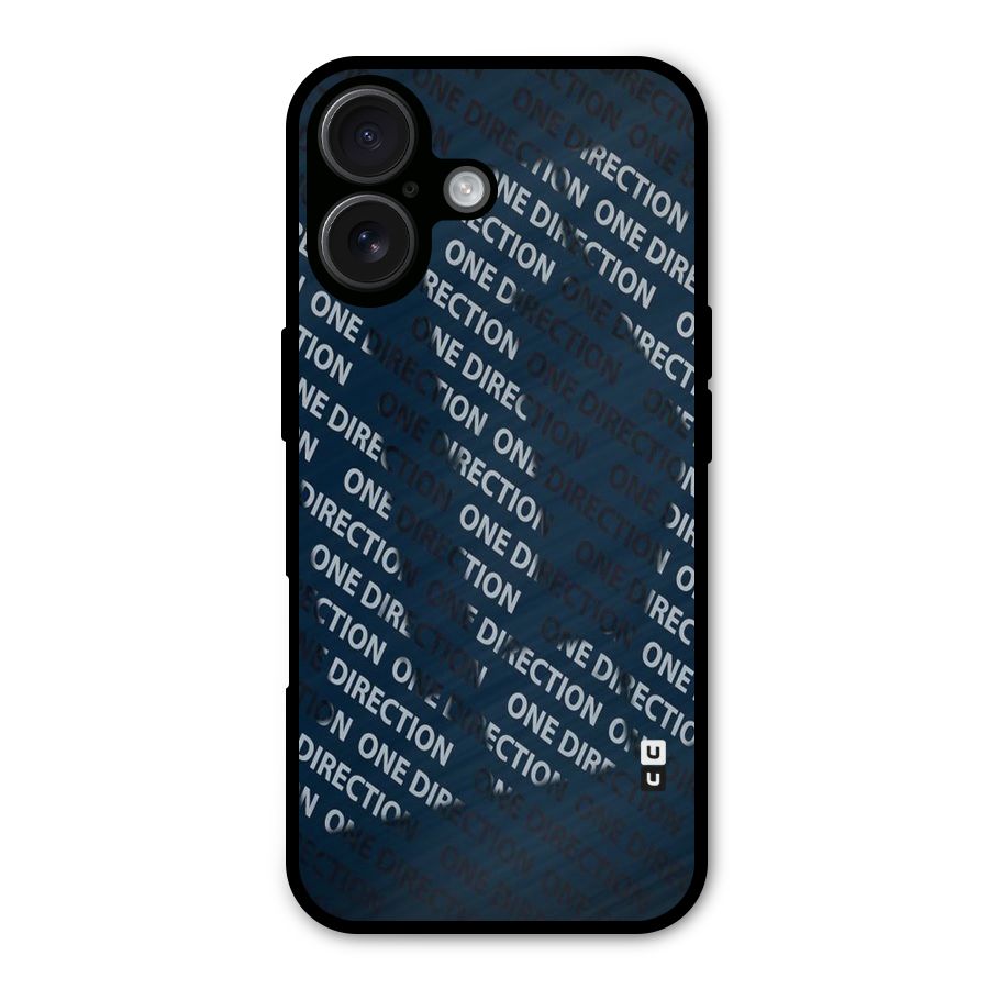 Blue Way Metal Back Case for iPhone 16