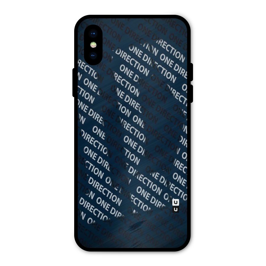 Blue Way Metal Back Case for iPhone X