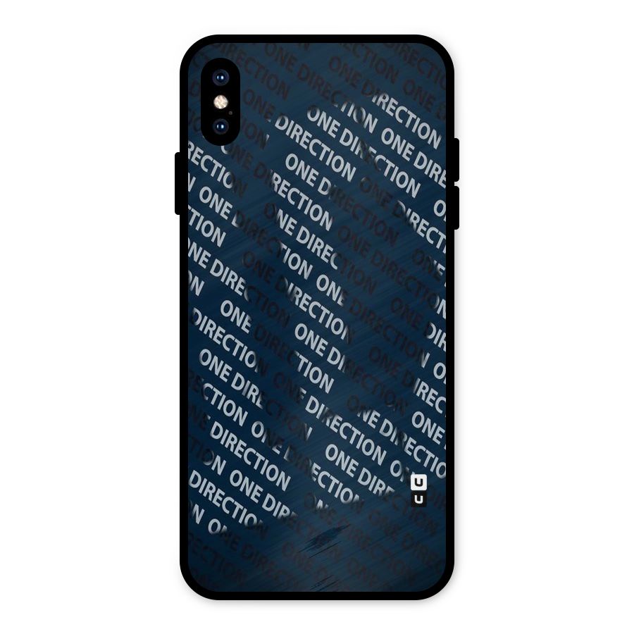 Blue Way Metal Back Case for iPhone XS Max