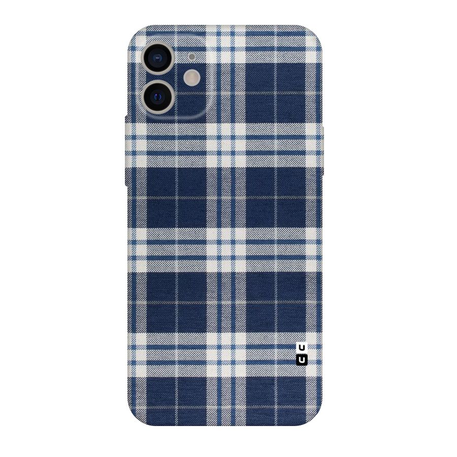 Blue White Check Original Polycarbonate Back Case for iPhone 11