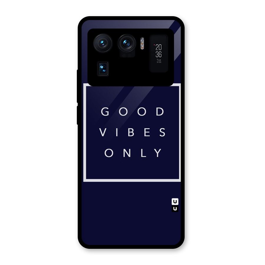 Blue White Vibes Glass Back Case for Mi 11 Ultra