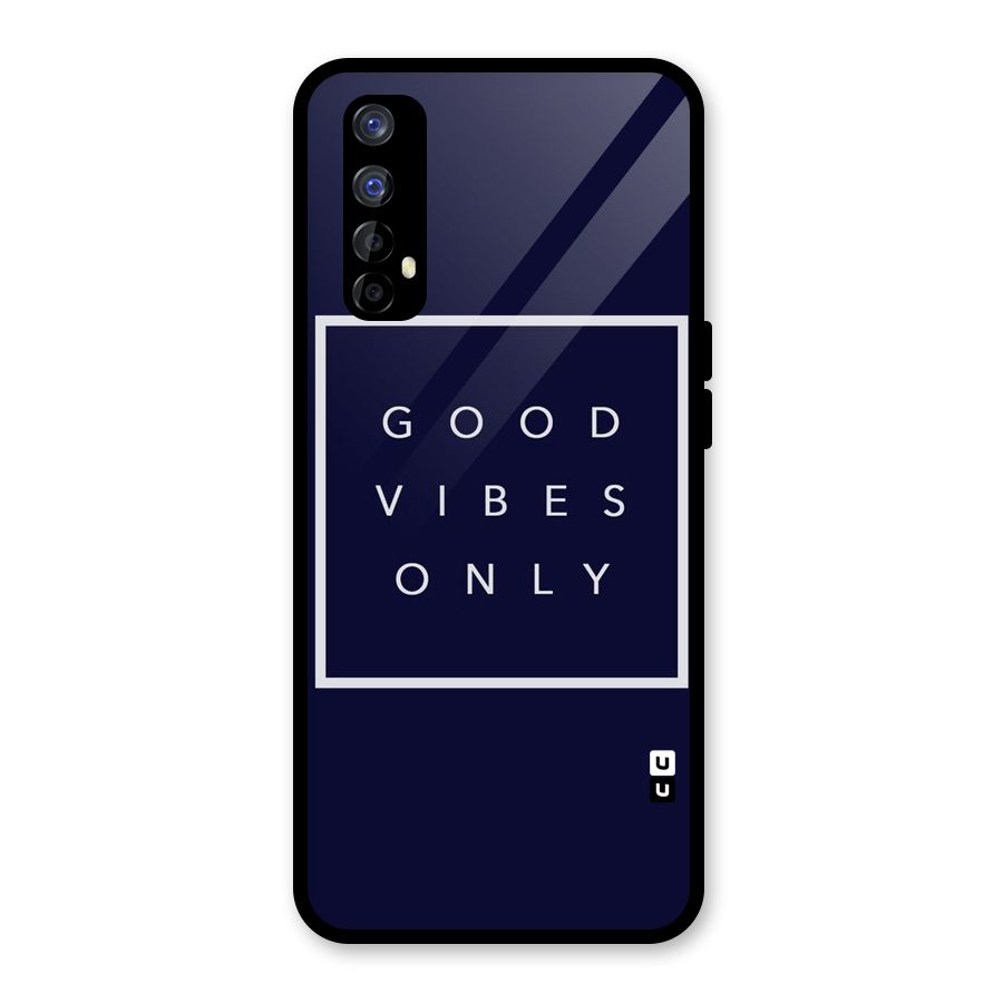 Blue White Vibes Glass Back Case for Realme Narzo 20 Pro