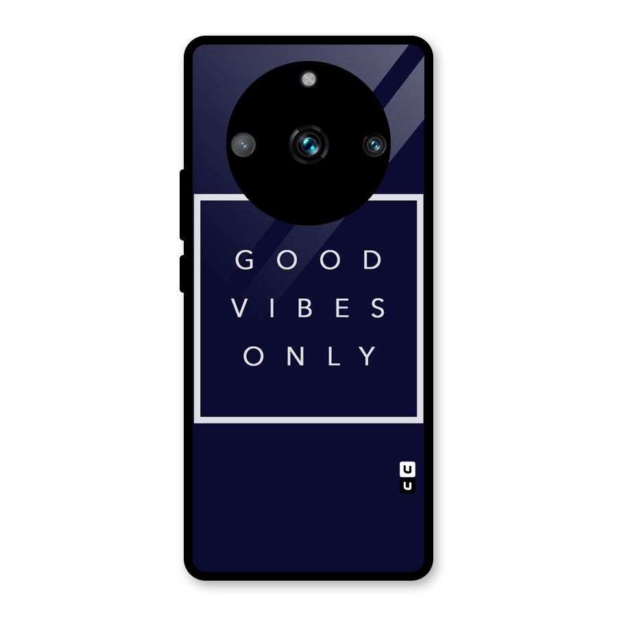 Blue White Vibes Glass Back Case for Realme Narzo 60 Pro