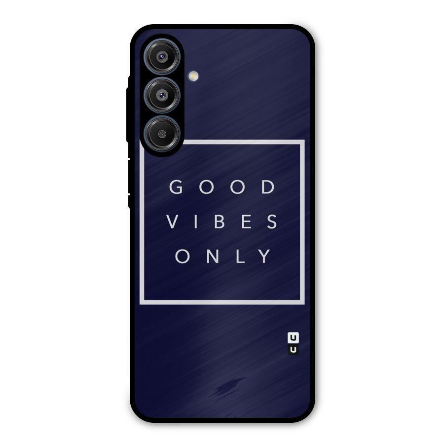 Blue White Vibes Metal Back Case for Galaxy A16 5G