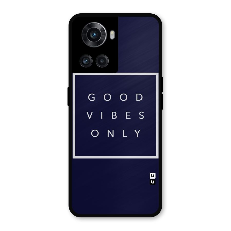 Blue White Vibes Metal Back Case for OnePlus 10R