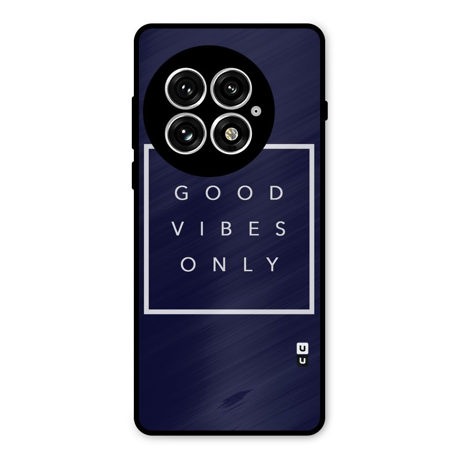 Blue White Vibes Metal Back Case for OnePlus 13