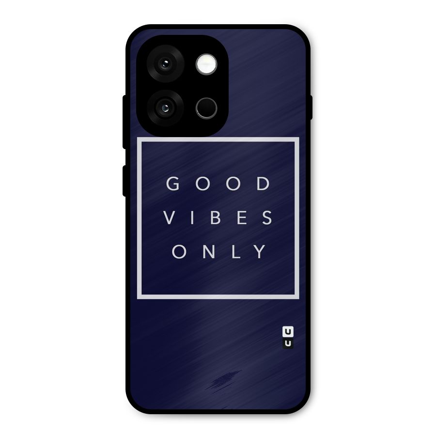 Blue White Vibes Metal Back Case for OnePlus 13s