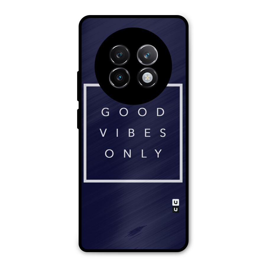 Blue White Vibes Metal Back Case for Realme 13 Plus