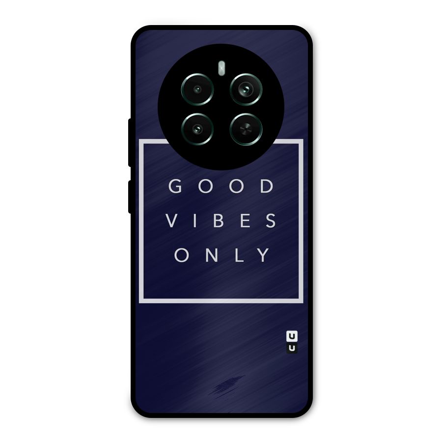 Blue White Vibes Metal Back Case for Realme Narzo 70 Pro