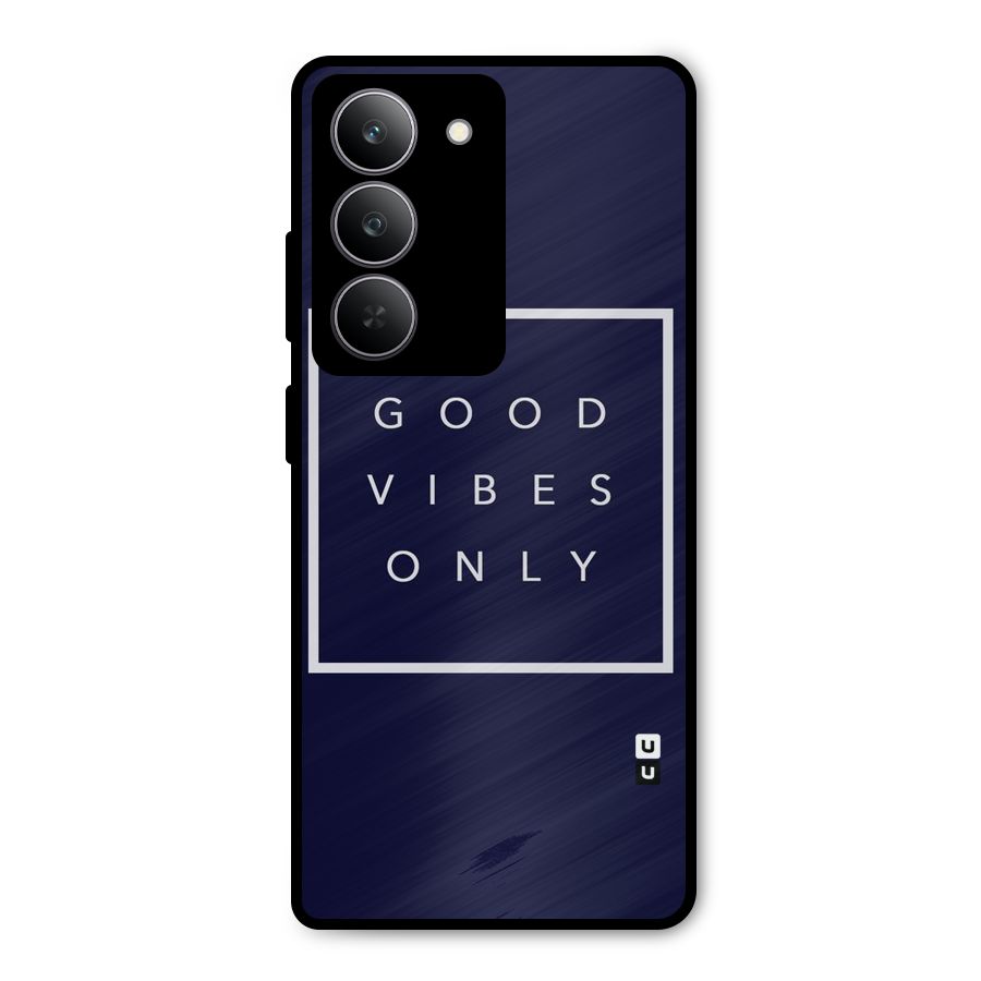 Blue White Vibes Metal Back Case for Realme P3x