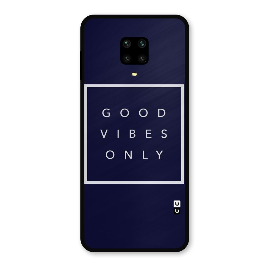 Blue White Vibes Metal Back Case for Redmi Note 10 Lite