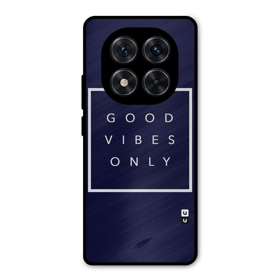 Blue White Vibes Metal Back Case for Redmi Note 14 Pro 5G