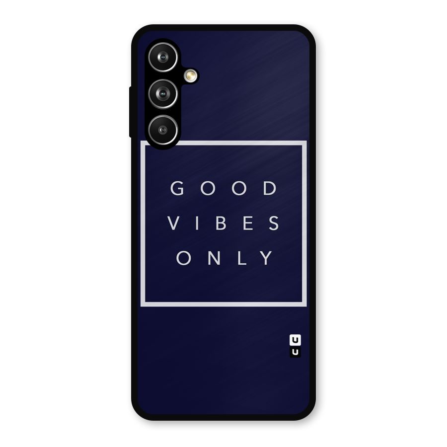 Blue White Vibes Metal Back Case for Samsung Galaxy M54