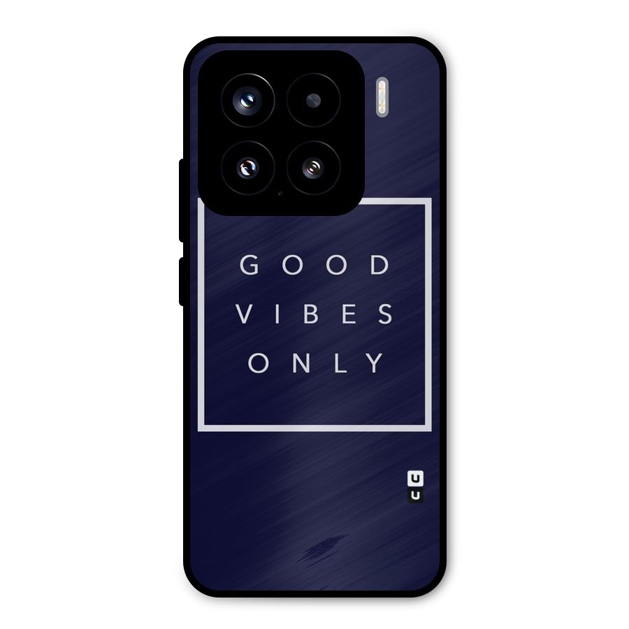 Blue White Vibes Metal Back Case for Xiaomi 15