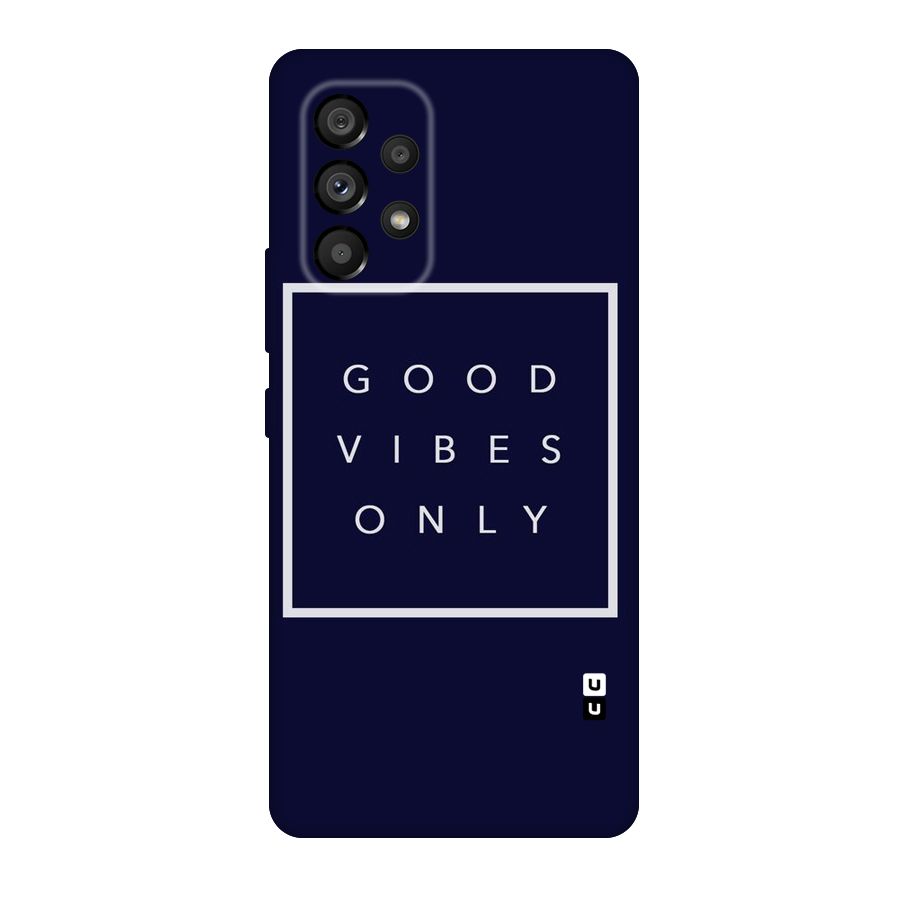 Blue White Vibes Original Polycarbonate Back Case for Galaxy A53 5G