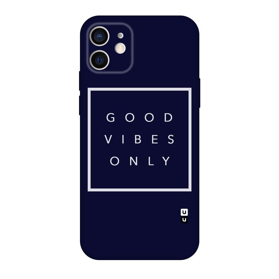 Blue White Vibes Original Polycarbonate Back Case for iPhone 12 Pro