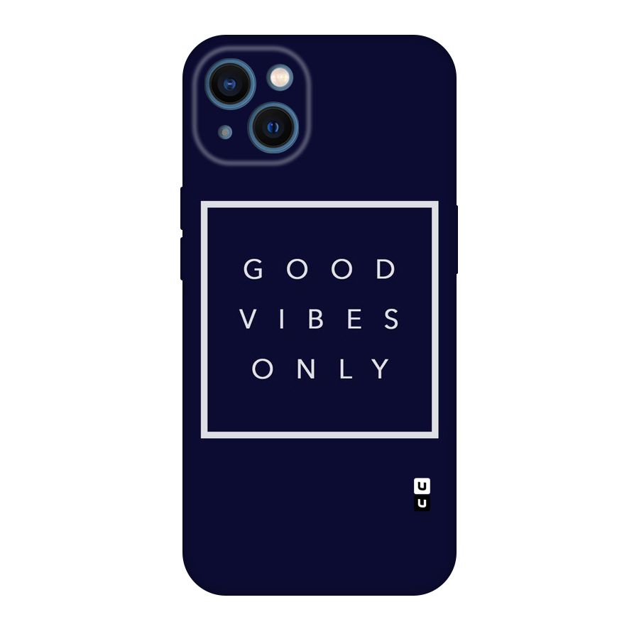 Blue White Vibes Original Polycarbonate Back Case for iPhone 13