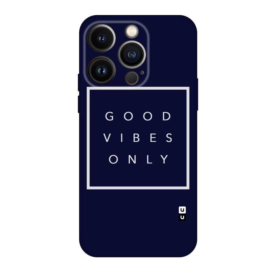 Blue White Vibes Original Polycarbonate Back Case for iPhone 14 Pro