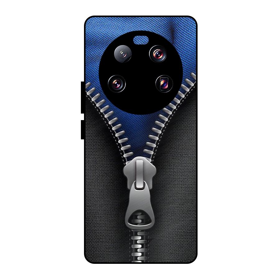 Blue Zipper Metal Back Case for Xiaomi 13 Ultra