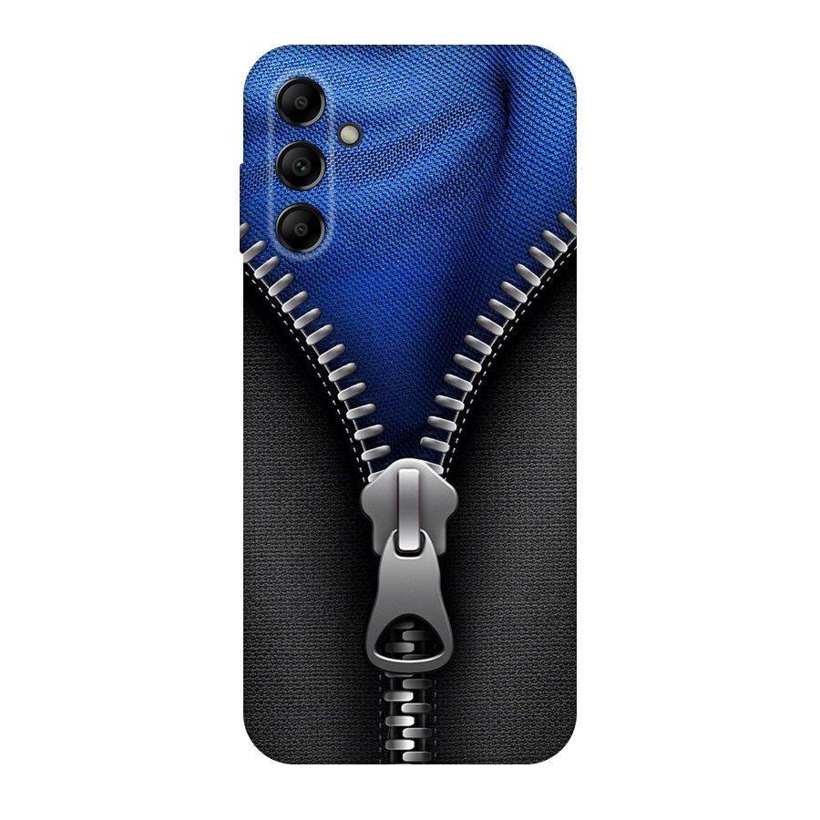 Blue Zipper Original Polycarbonate Back Case for Galaxy A14 5G