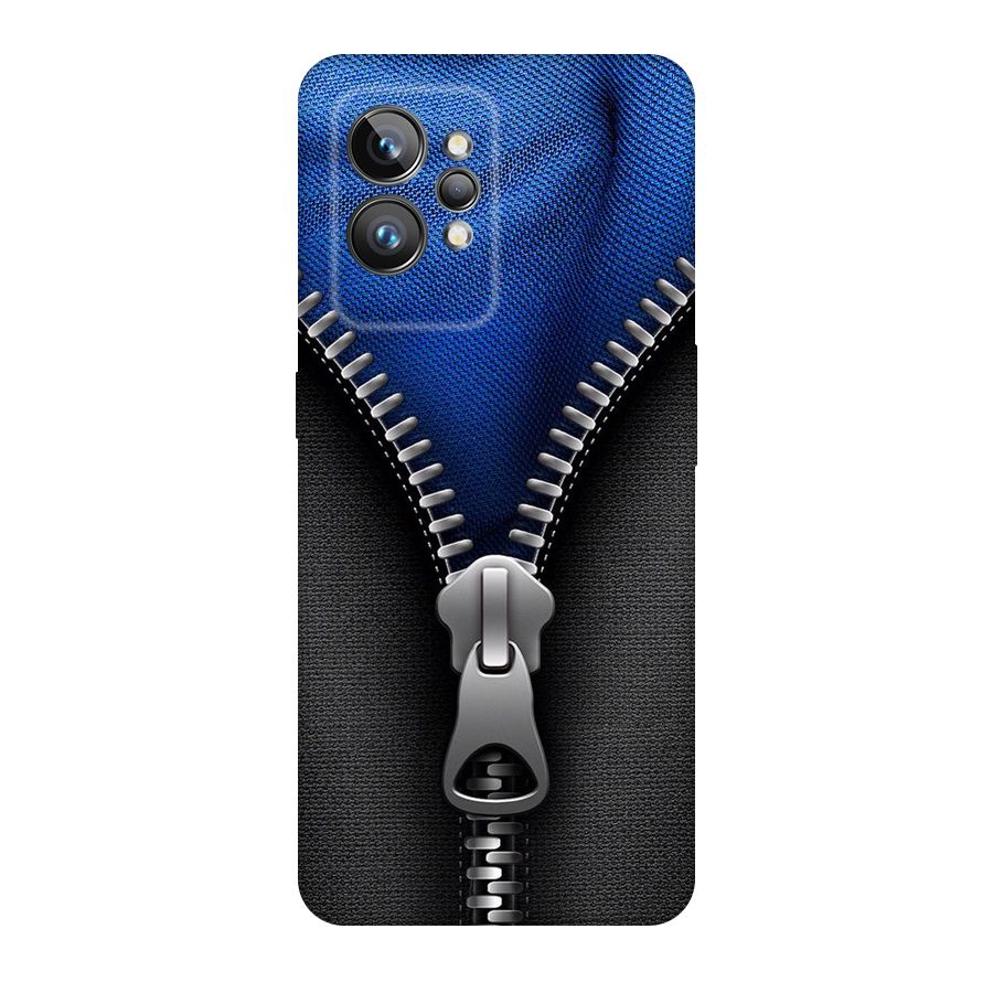Blue Zipper Original Polycarbonate Back Case for Realme GT2 Pro