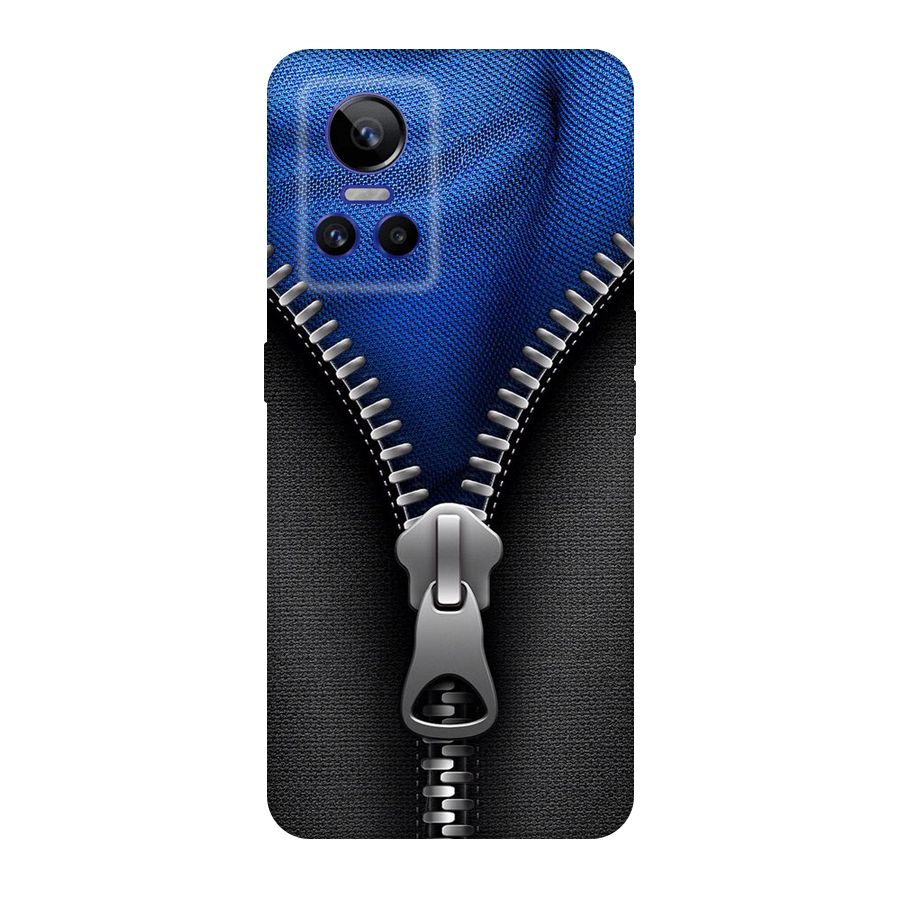 Blue Zipper Original Polycarbonate Back Case for Realme GT Neo 3