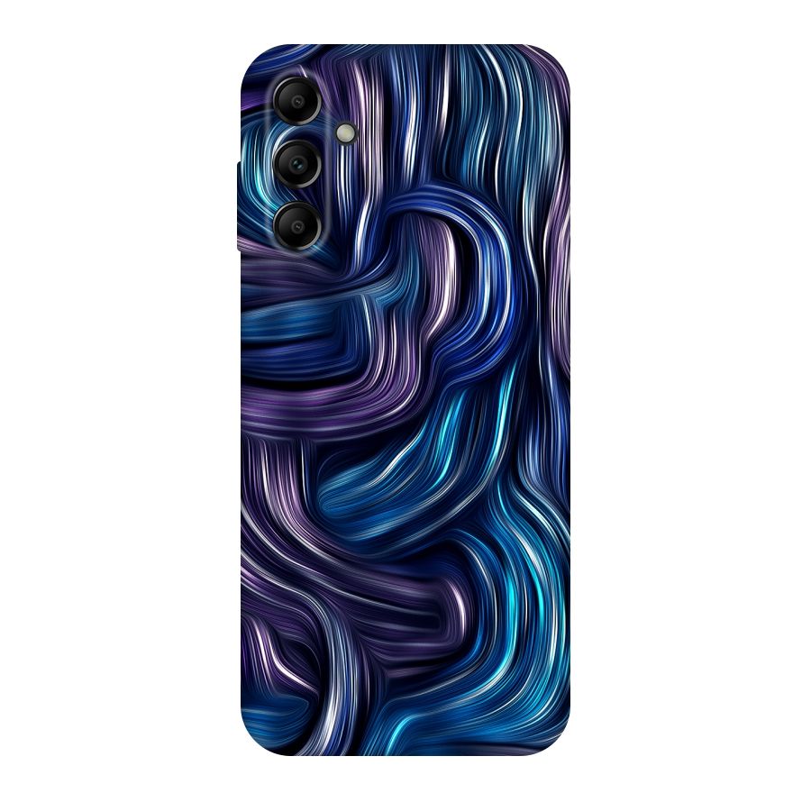 Blue and Purple Oil Paint Original Polycarbonate Back Case for Galaxy A14 5G
