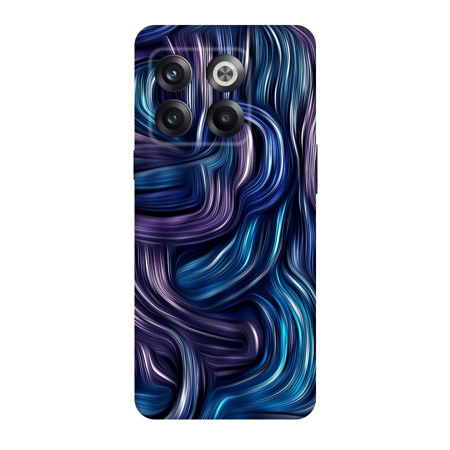 Blue and Purple Oil Paint Original Polycarbonate Back Case for OnePlus 10T