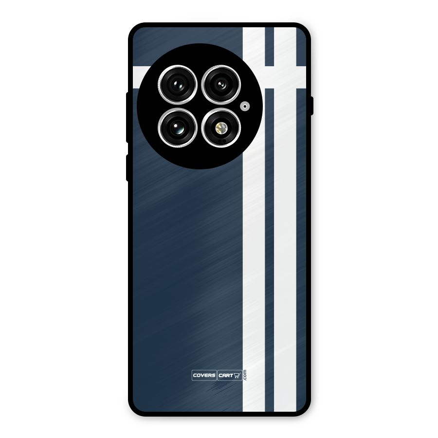 Blue and White Metal Back Case for OnePlus 13