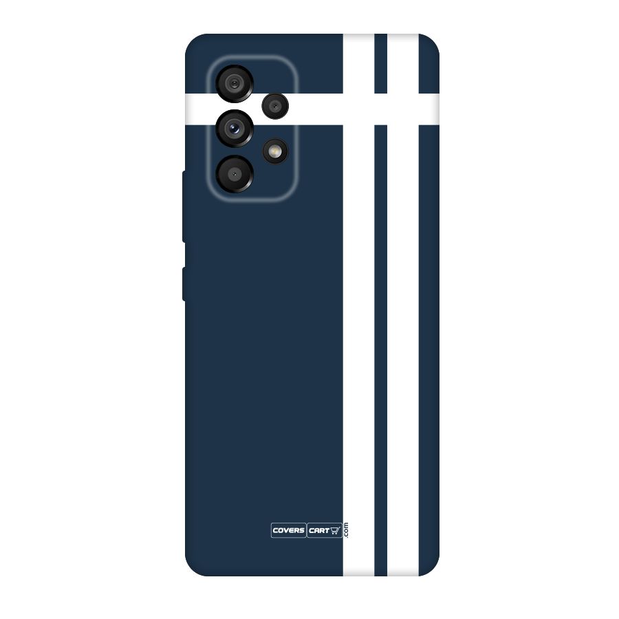 Blue and White Original Polycarbonate Back Case for Galaxy A53 5G