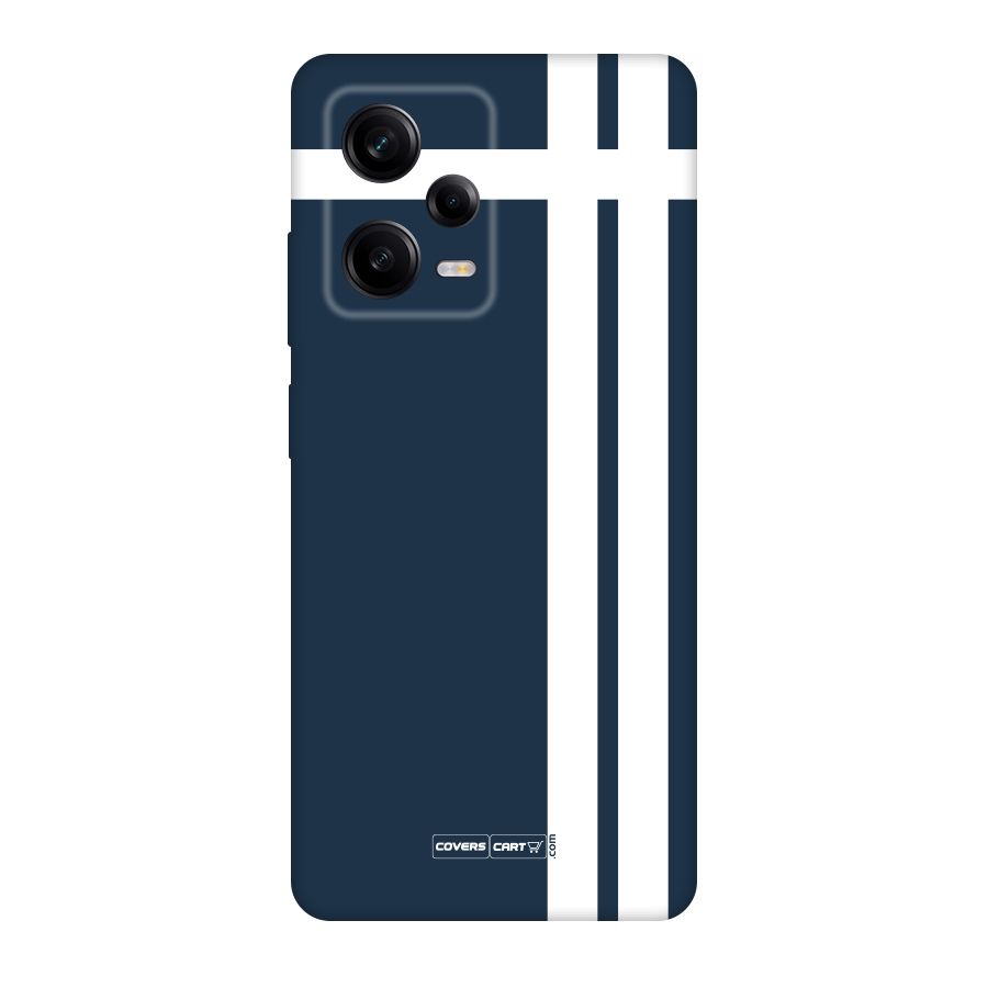 Blue and White Original Polycarbonate Back Case for Redmi Note 12 Pro