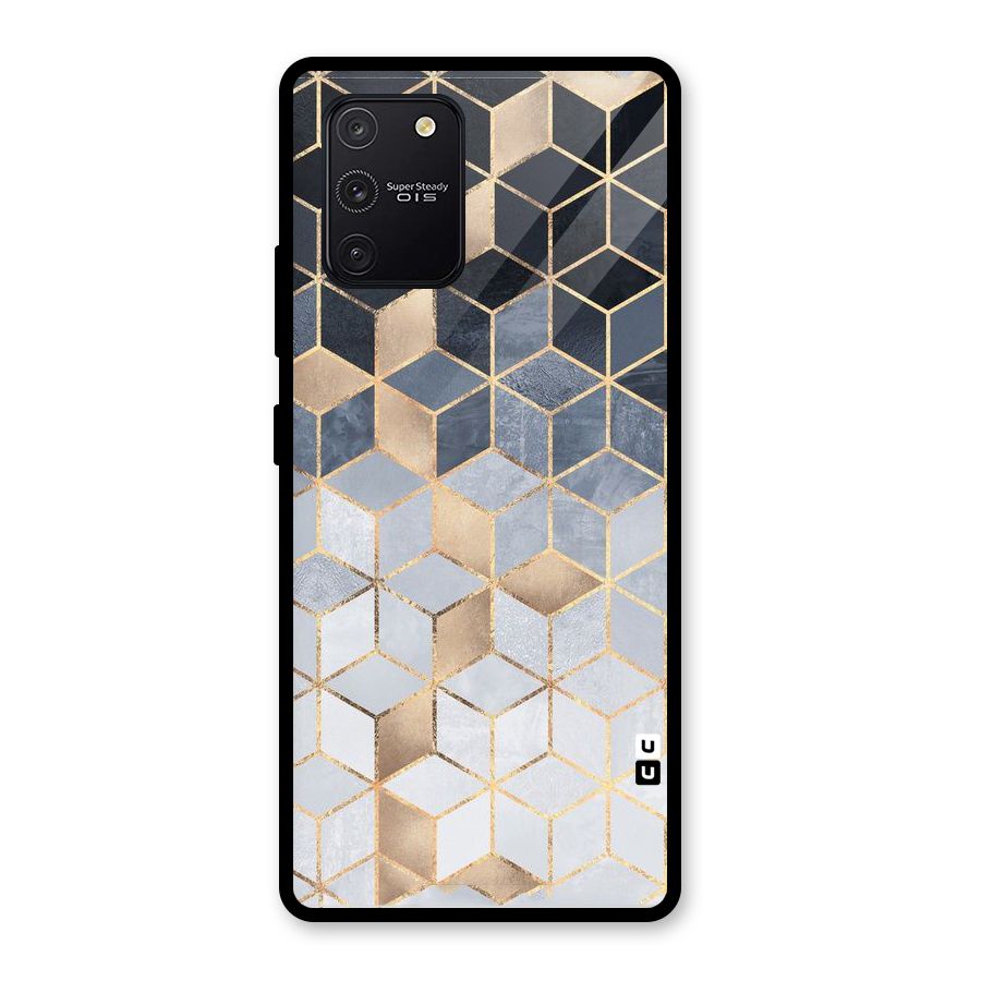 Blues And Golds Glass Back Case for Galaxy S10 Lite