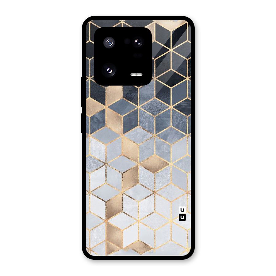 Blues And Golds Glass Back Case for Xiaomi 13 Pro