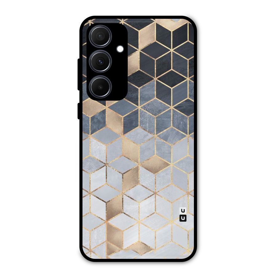 Blues And Golds Metal Back Case for Galaxy A35