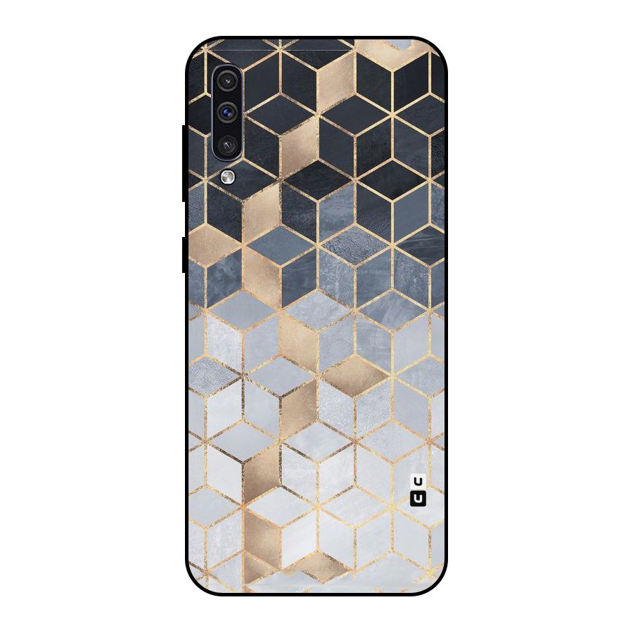 Blues And Golds Metal Back Case for Galaxy A50s