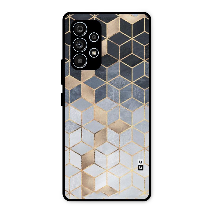 Blues And Golds Metal Back Case for Galaxy A53 5G