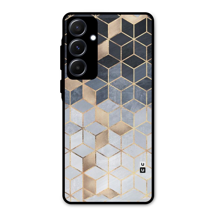Blues And Golds Metal Back Case for Galaxy A55