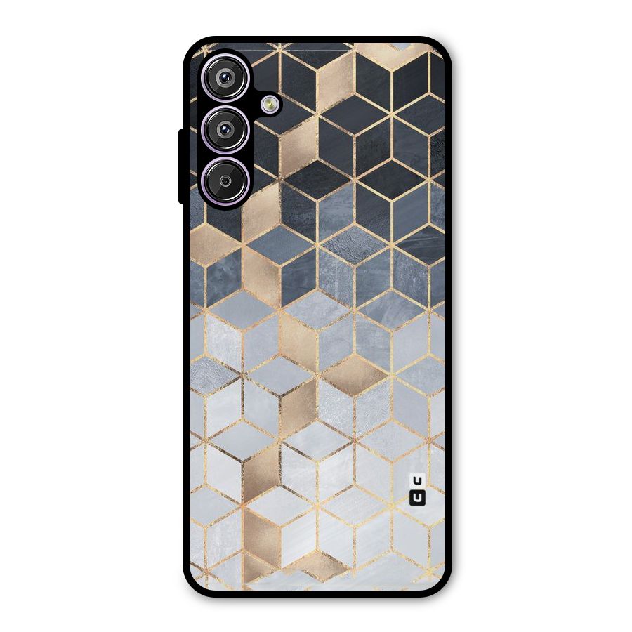 Blues And Golds Metal Back Case for Galaxy F15