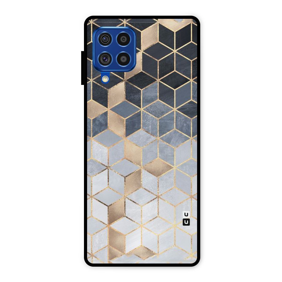 Blues And Golds Metal Back Case for Galaxy F62