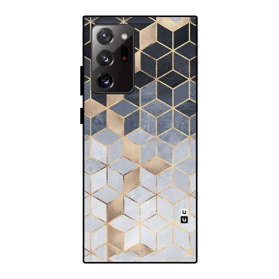 Blues And Golds Metal Back Case for Galaxy Note 20 Ultra