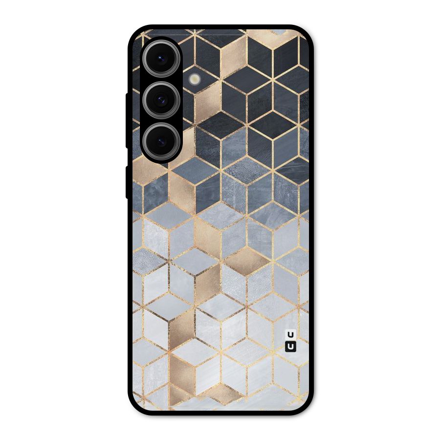 Blues And Golds Metal Back Case for Galaxy S24 FE